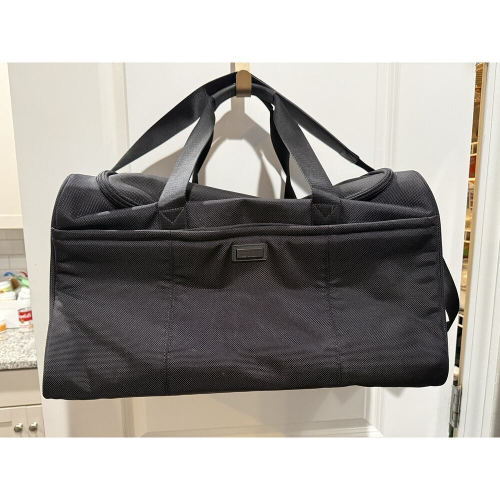 Hartmann Black Ballistic Nylon Duffel Bag Travel Weekender Carry On